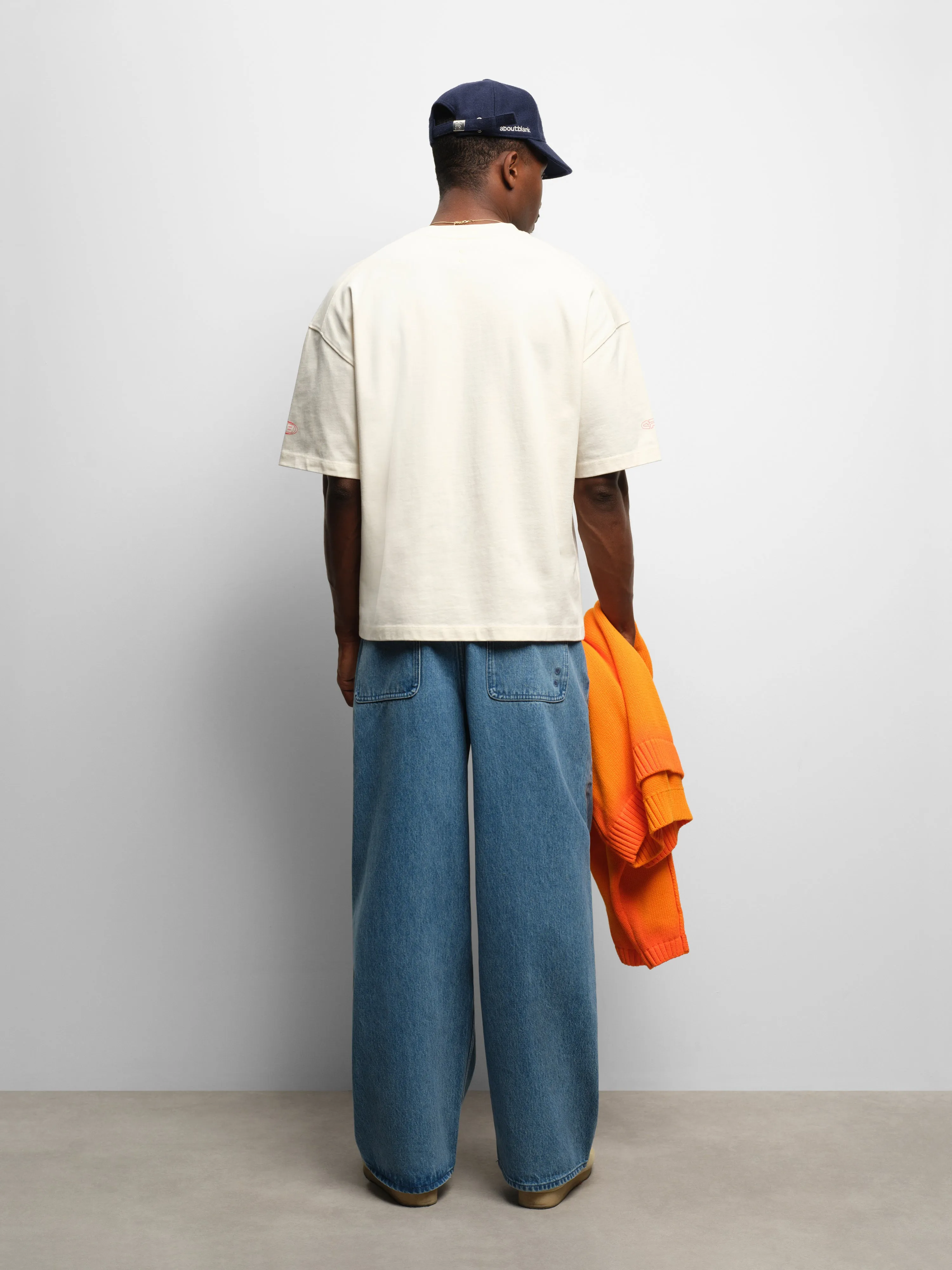 mulligan t-shirt oat/blue/red sold by about:blank product image thumbnail 3