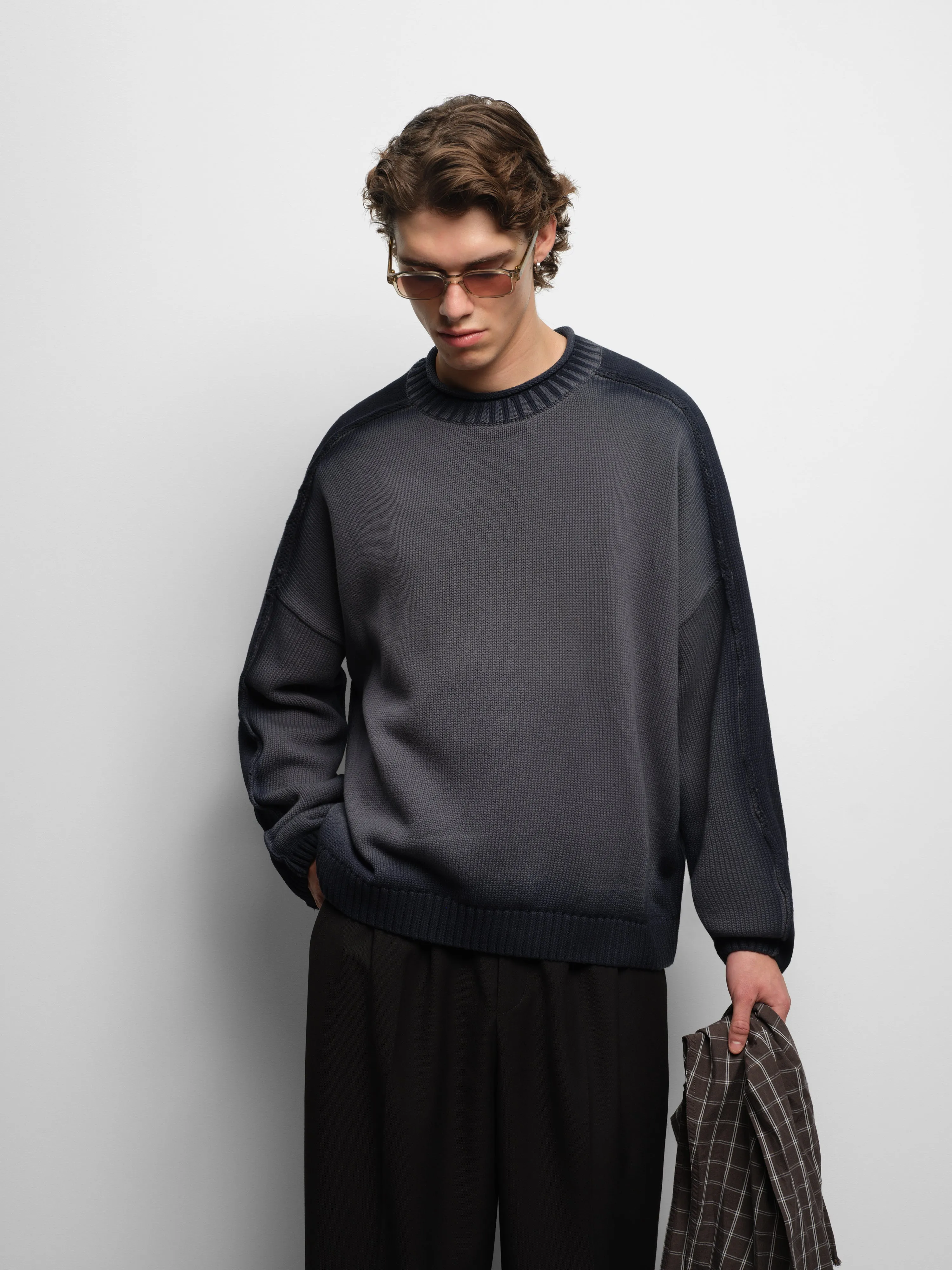 spray dye knit crew turbulence sold by about:blank product image thumbnail 5