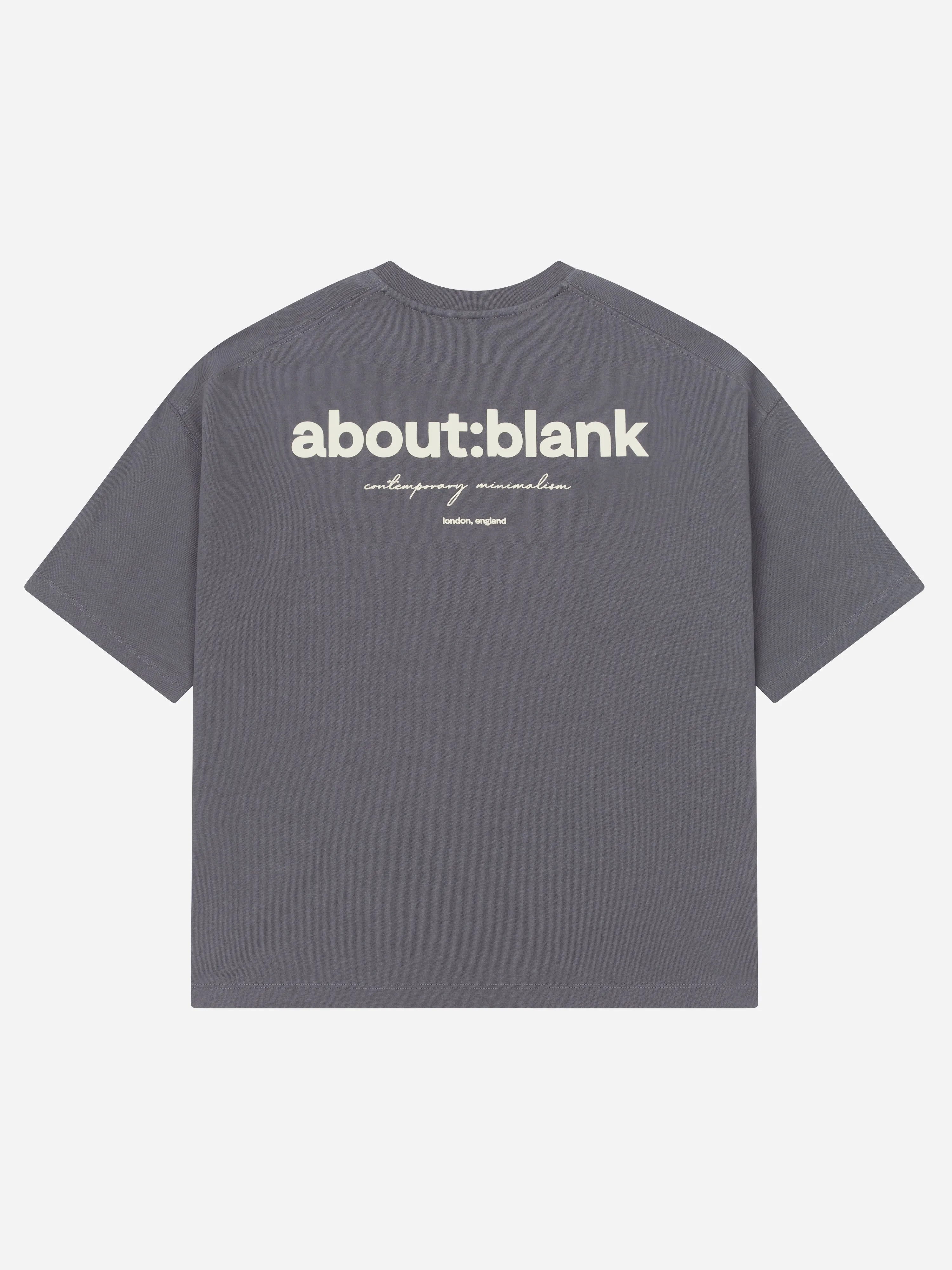 box t-shirt turbulence/ecru sold by about:blank