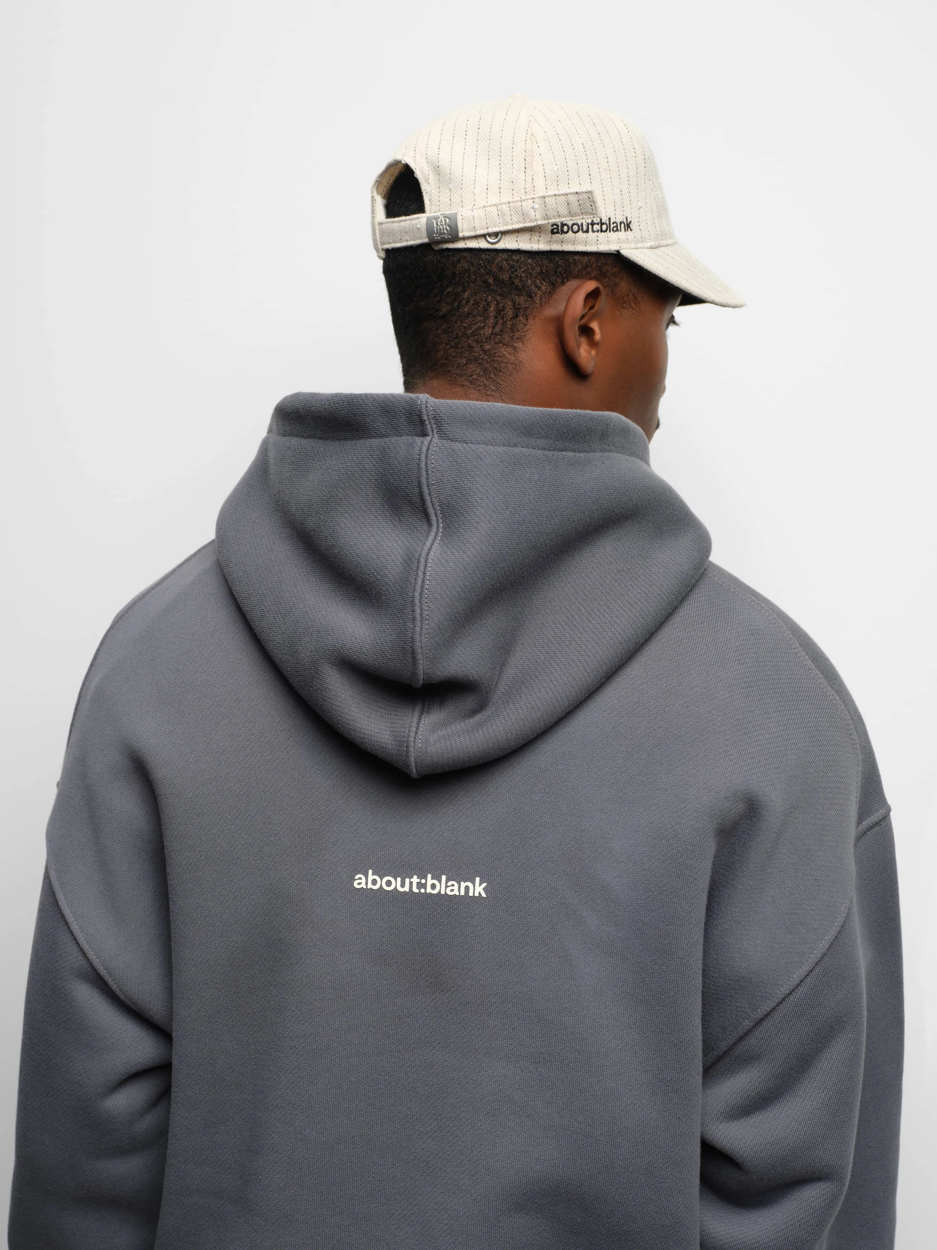 monogram hoodie turbulence/ecru sold by about:blank product image thumbnail 5
