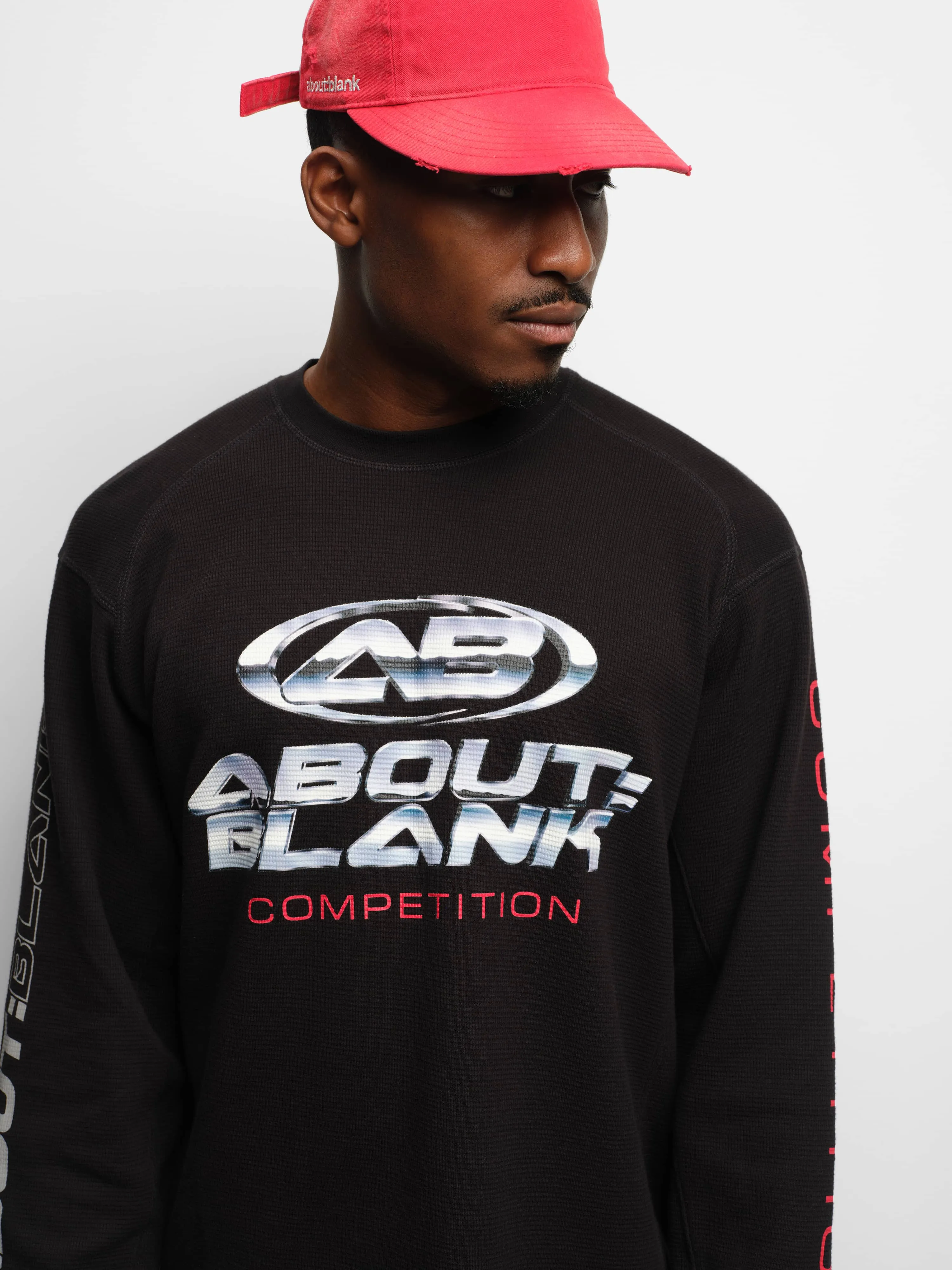 oblique championship long sleeve t-shirt black sold by about:blank product image thumbnail 4