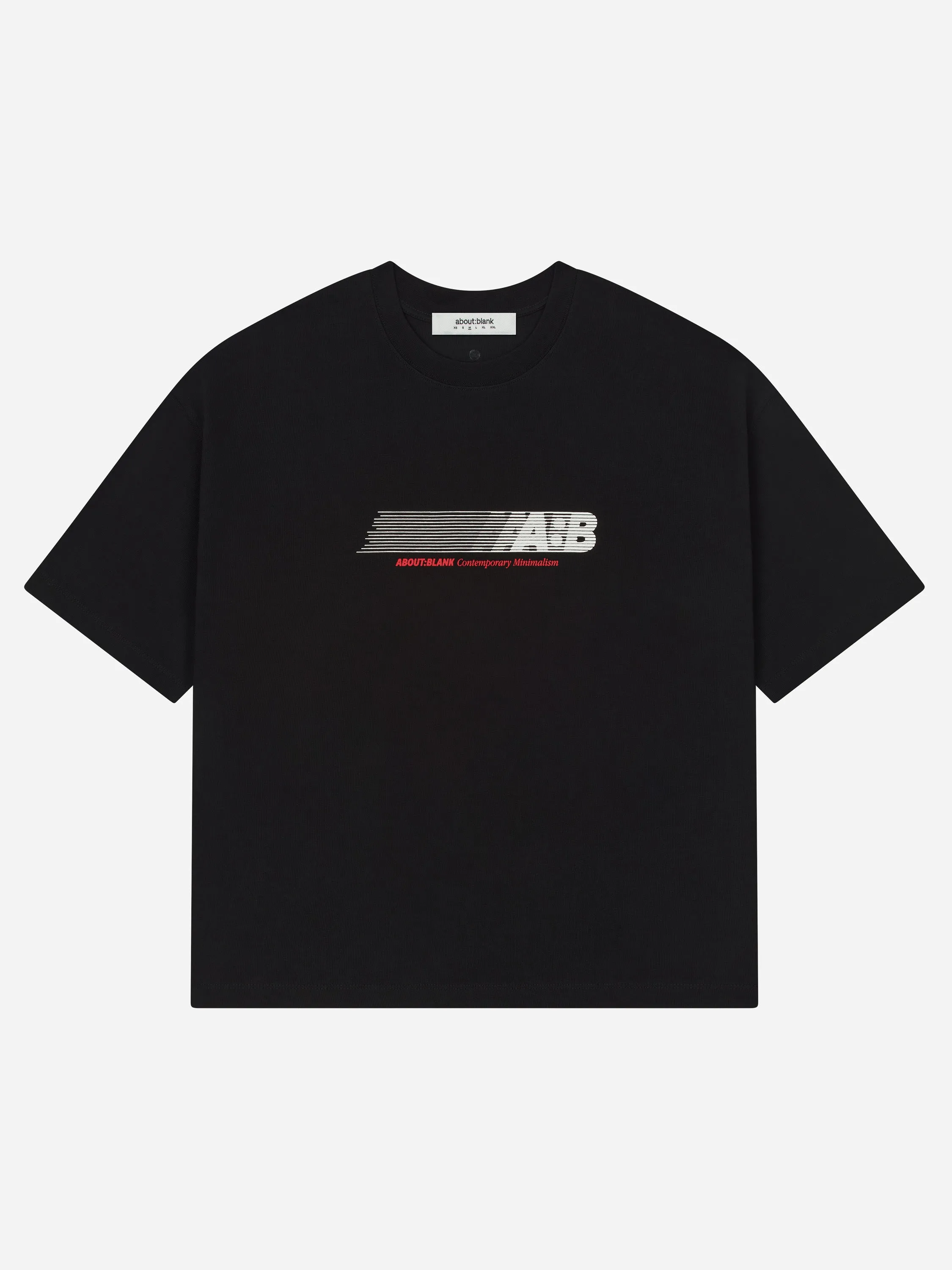 resistance t-shirt black/ecru/red sold by about:blank
