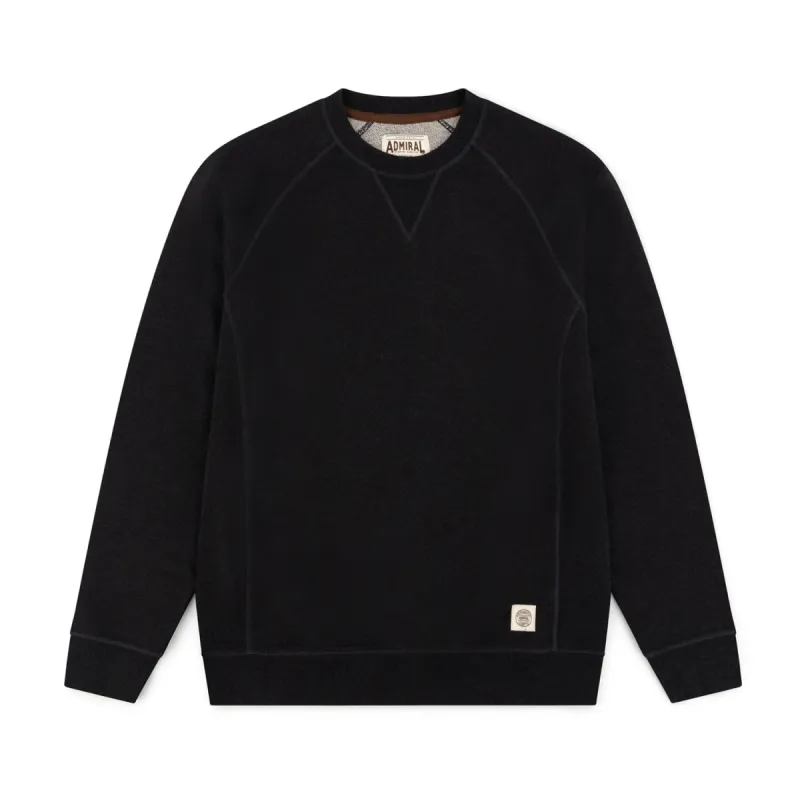 Rowley Raglan Sweatshirt - Bewick Black Marl sold by Admiral Sports