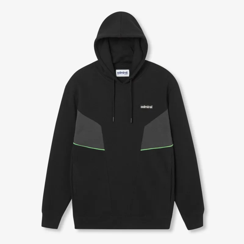 Apollo Panel Hoodie - Black/Lime sold by Admiral Sports