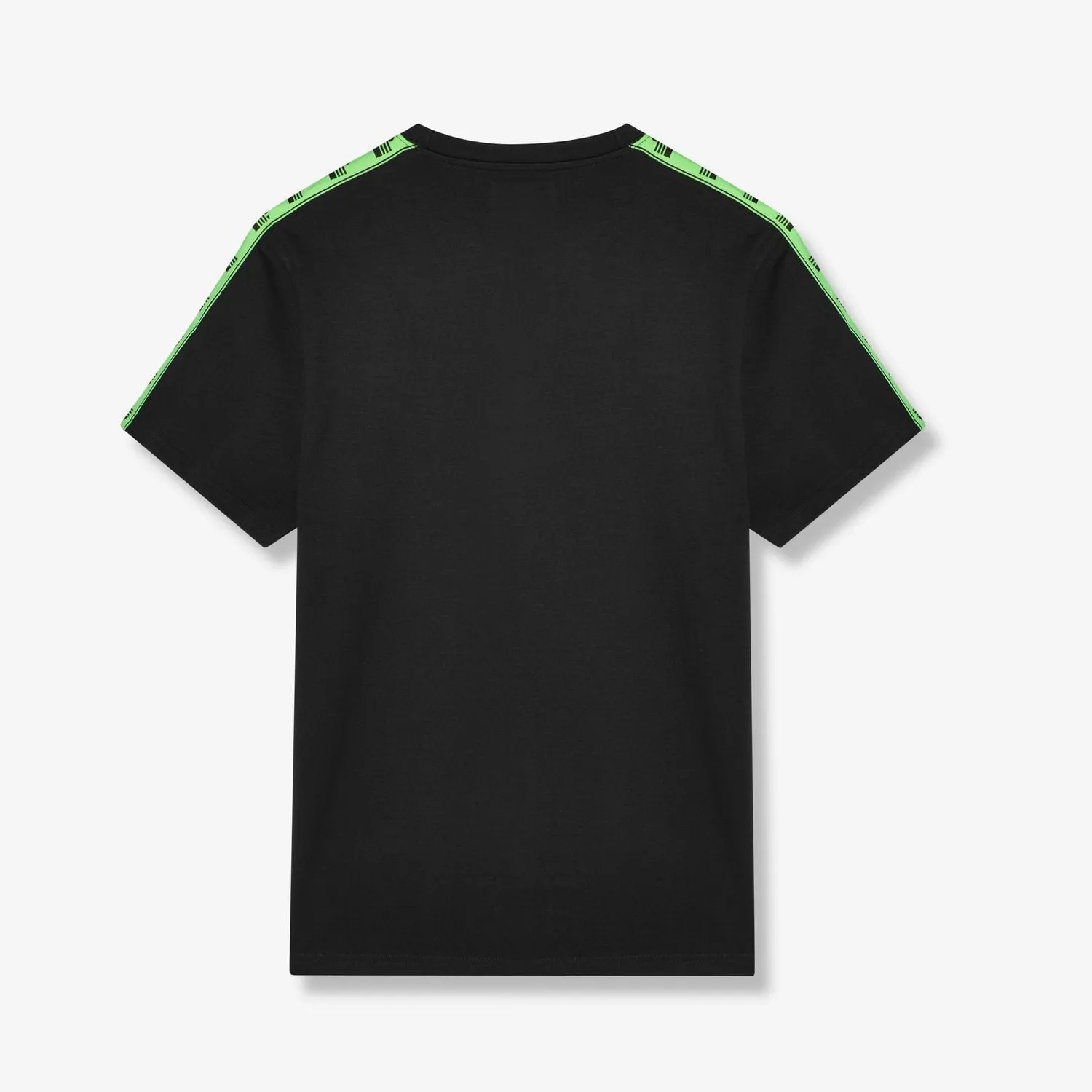 Bardon Repeat Tape T-Shirt - Black/Lime sold by Admiral Sports product image thumbnail 4