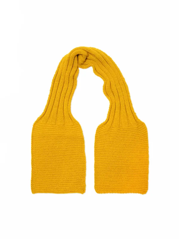 Snibston Scarf - Mustard Yellow - Made in England sold by Admiral Sports