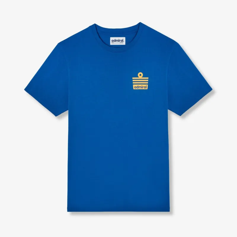 Denzell Ensign Logo T-Shirt - Royal Blue/Yellow sold by Admiral Sports
