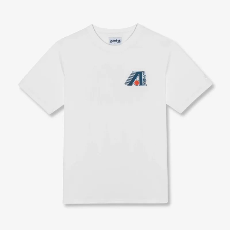 Denzell Athletic Graphic T-Shirt - White sold by Admiral Sports