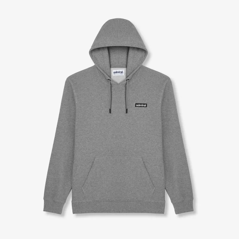 Harcourt Embroidered Hoodie - Grey Marl made by Admiral Sports