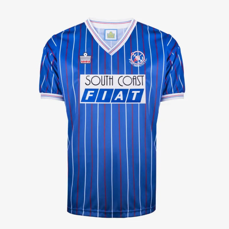 Portsmouth 1987-89 Retro Home Shirt sold by Admiral Sports