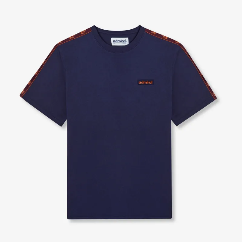 Bardon Repeat Tape T-Shirt - Navy sold by Admiral Sports