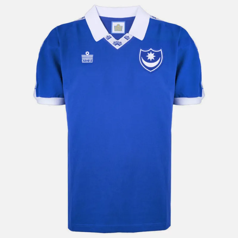 Portsmouth 1978-80 Retro Home Shirt sold by Admiral Sports