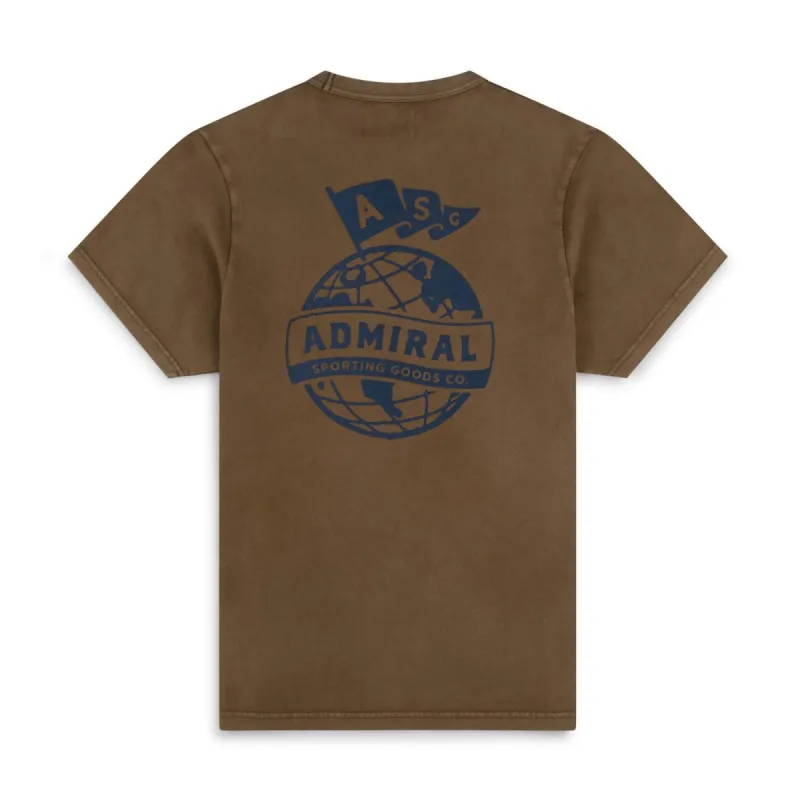 Admiral Globe Logo T-Shirt - Manacus Green sold by Admiral Sports