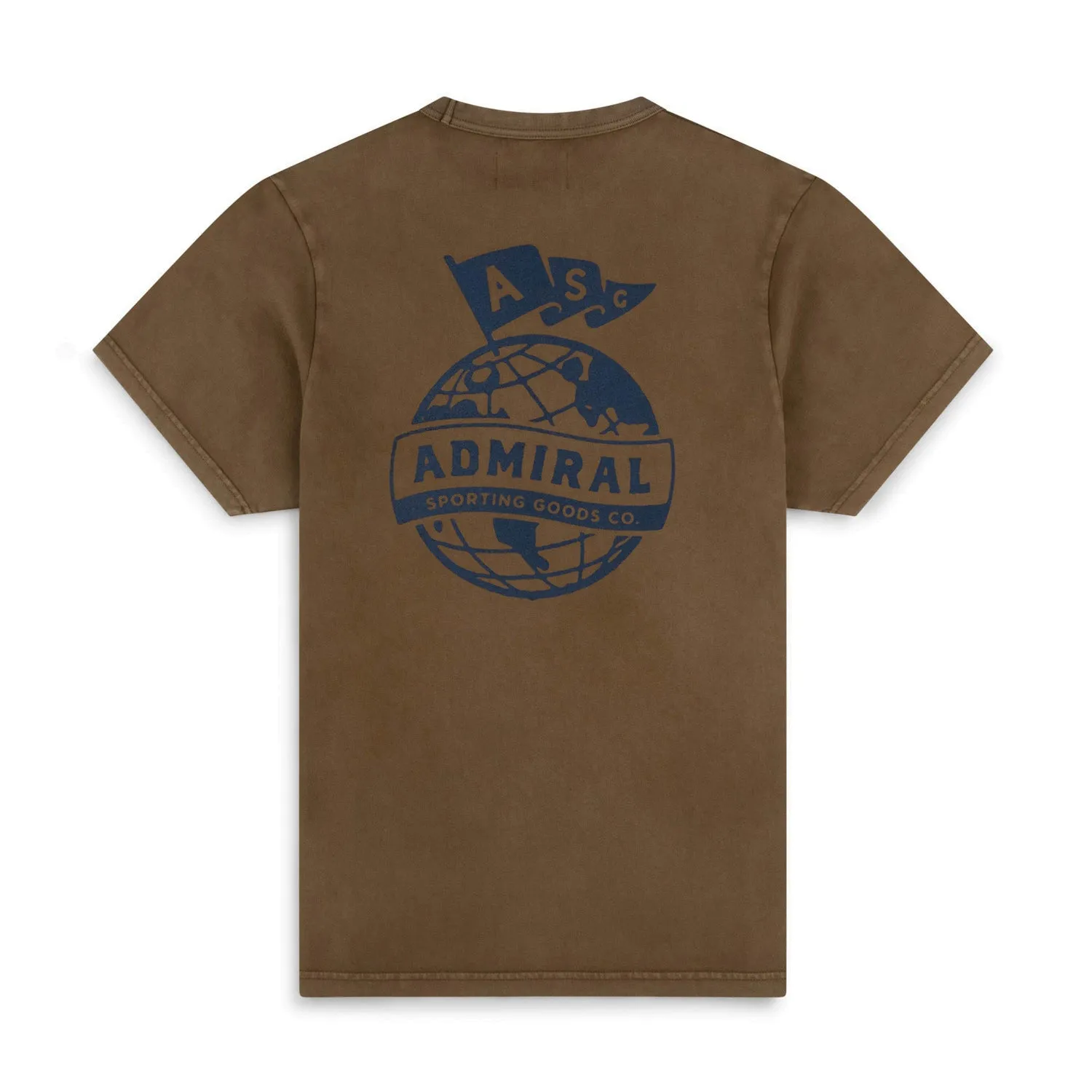 Admiral Globe Logo T-Shirt - Manacus Green sold by Admiral Sports
