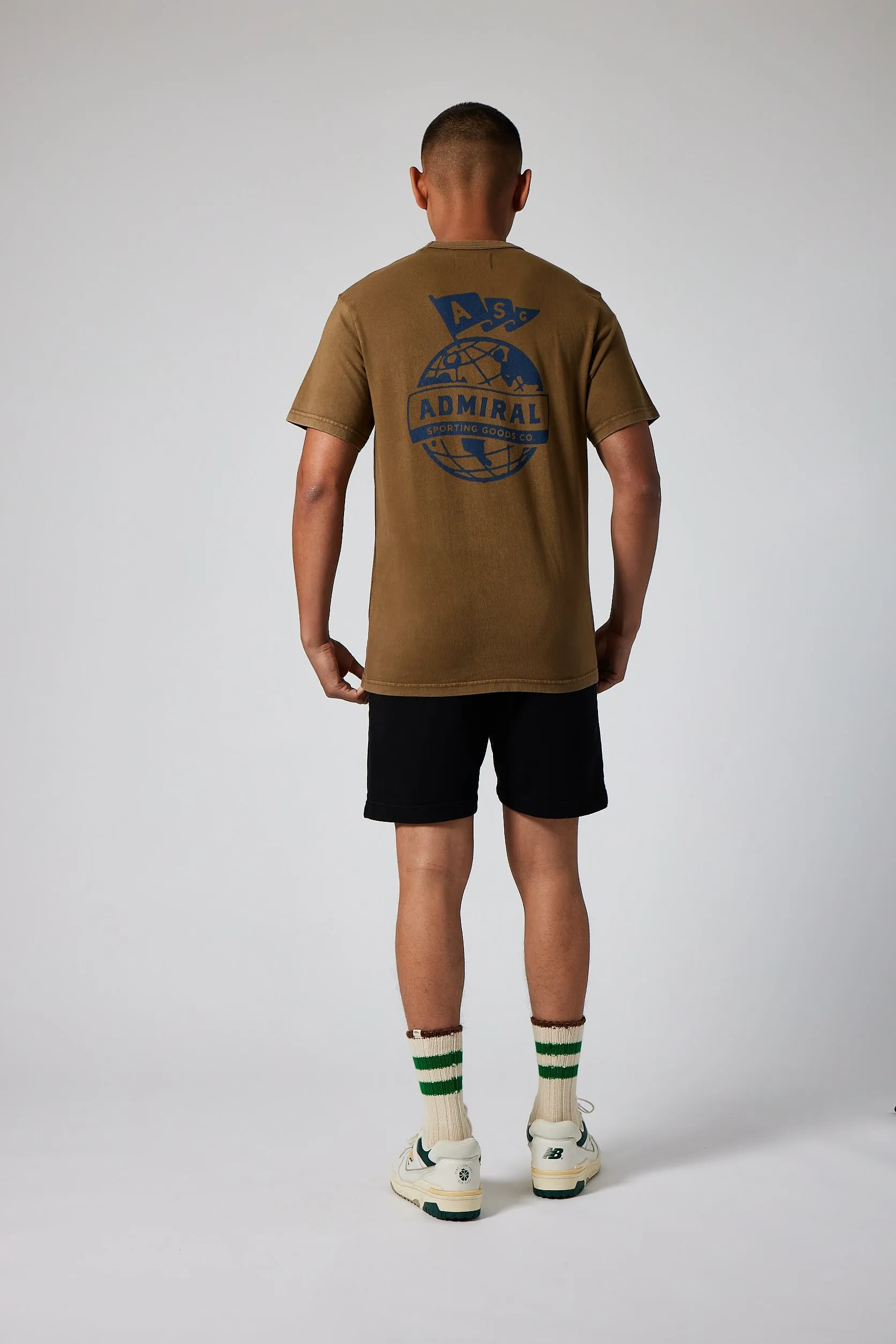 Admiral Globe Logo T-Shirt - Manacus Green sold by Admiral Sports product image thumbnail 3