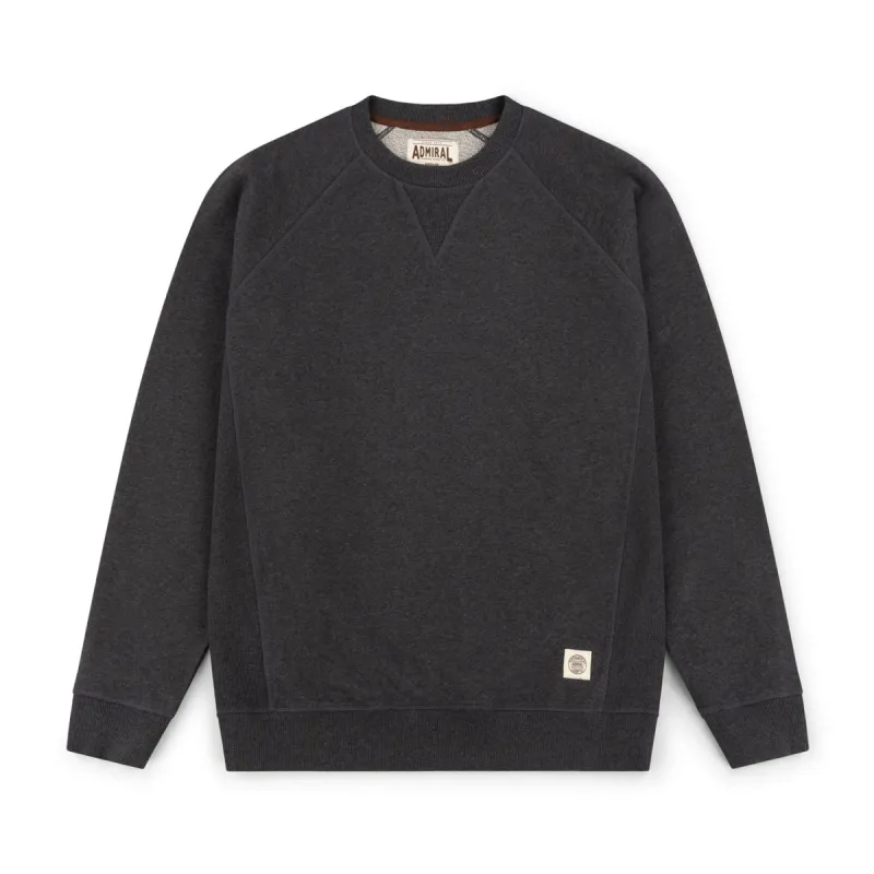 Rowley Raglan Sweatshirt - Audubon Charcoal Marl sold by Admiral Sports