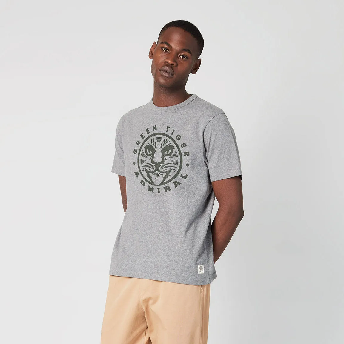 The Green Tiger T-Shirt - Condor Grey Marl sold by Admiral Sports product image thumbnail 2