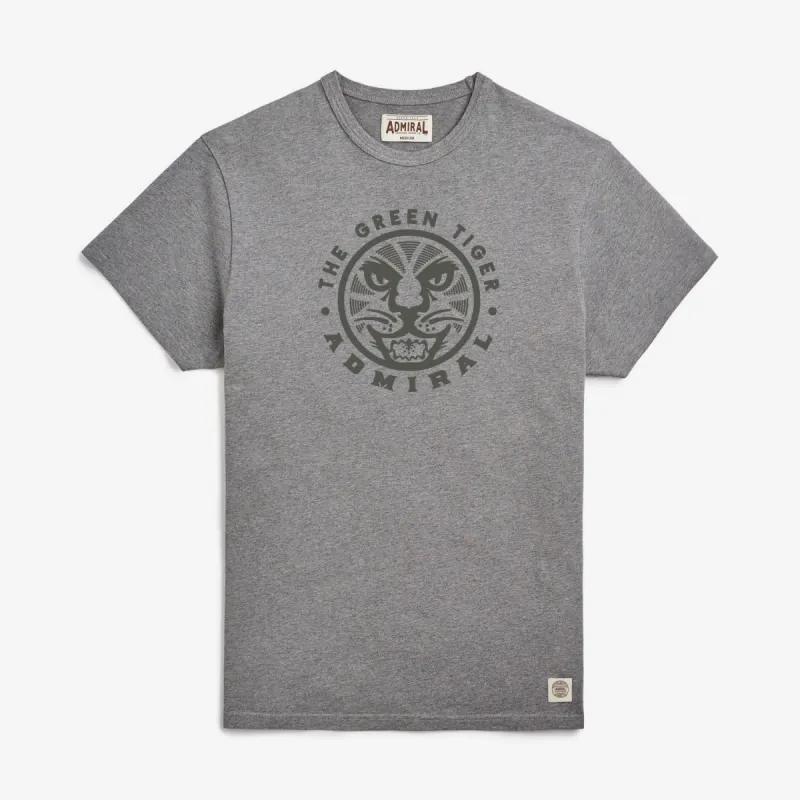 The Green Tiger T-Shirt - Condor Grey Marl sold by Admiral Sports