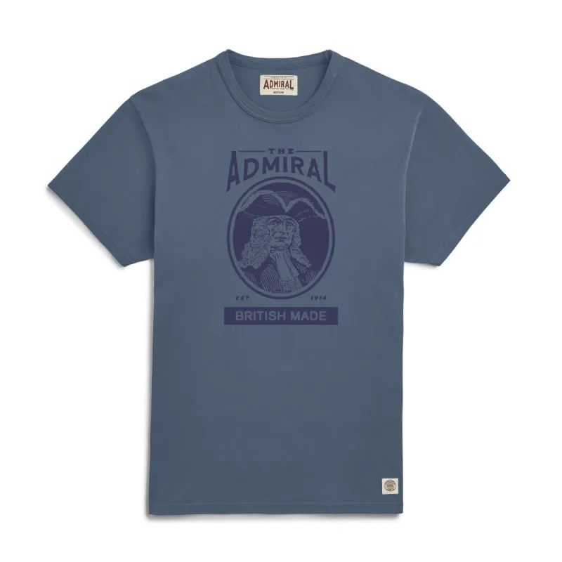 The Admiral T-Shirt - Flycatcher Blue sold by Admiral Sports