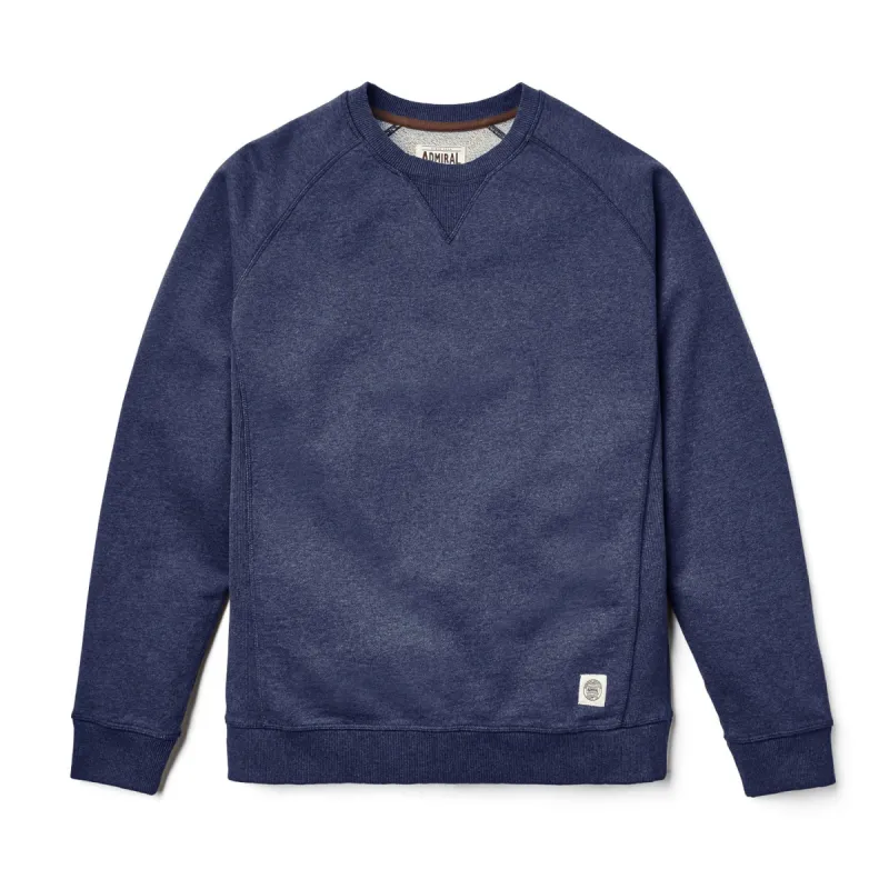 Rowley Raglan Sweatshirt - Grackle Blue Marl sold by Admiral Sports