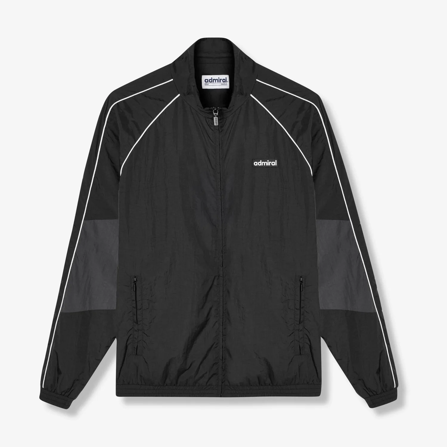 Rushford Woven Track Jacket - Black sold by Admiral Sports