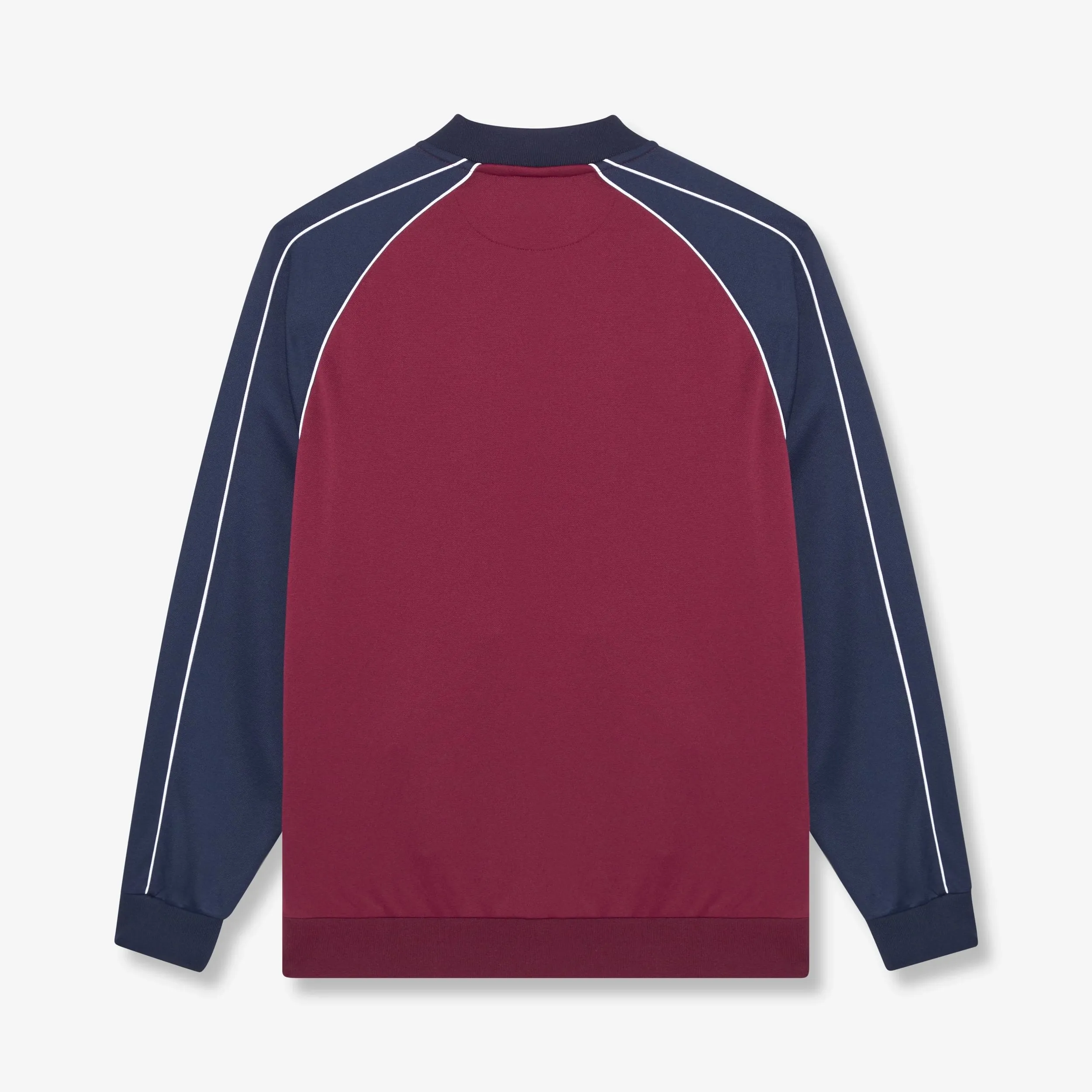 Cherry Bomber Track Top - Burgundy/Navy sold by Admiral Sports product image thumbnail 4