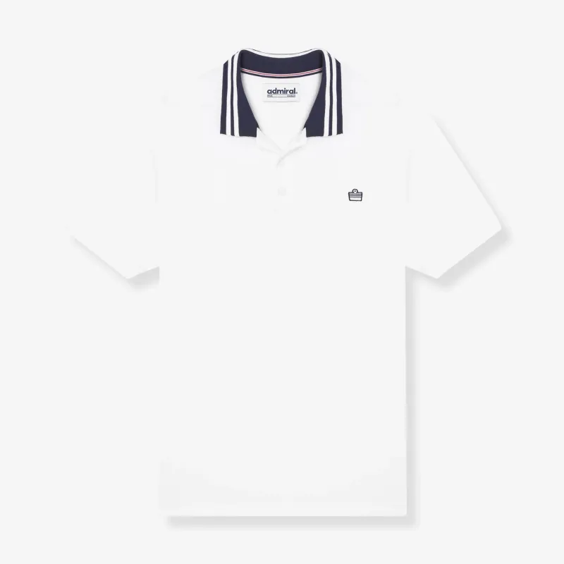 Bowles Polo Shirt - White sold by Admiral Sports