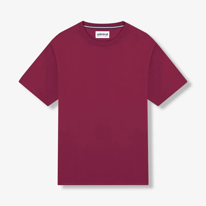 Admiral Core T-Shirt - Burgundy sold by Admiral Sports