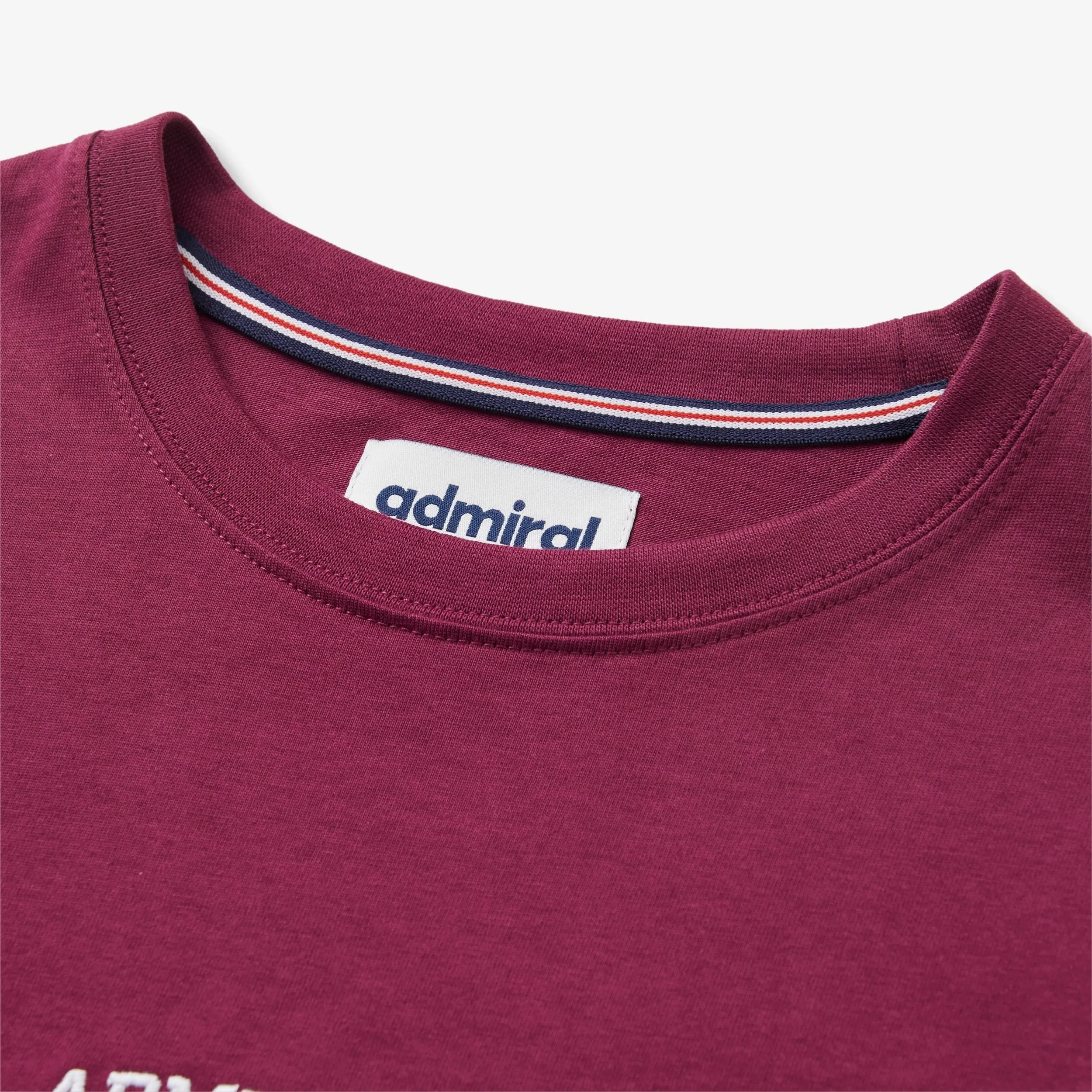 Chivers Rib Insert T-Shirt - Burgundy sold by Admiral Sports product image thumbnail 5