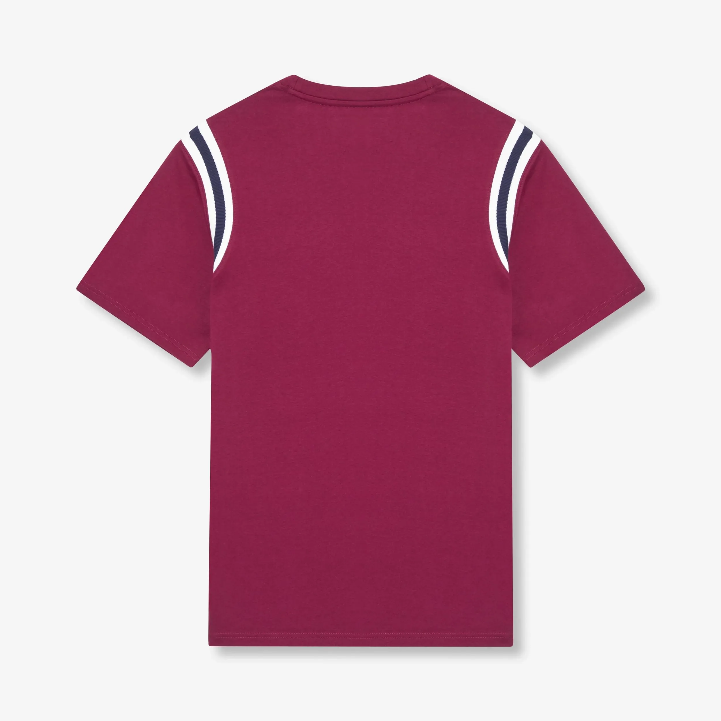 Chivers Rib Insert T-Shirt - Burgundy sold by Admiral Sports product image thumbnail 4