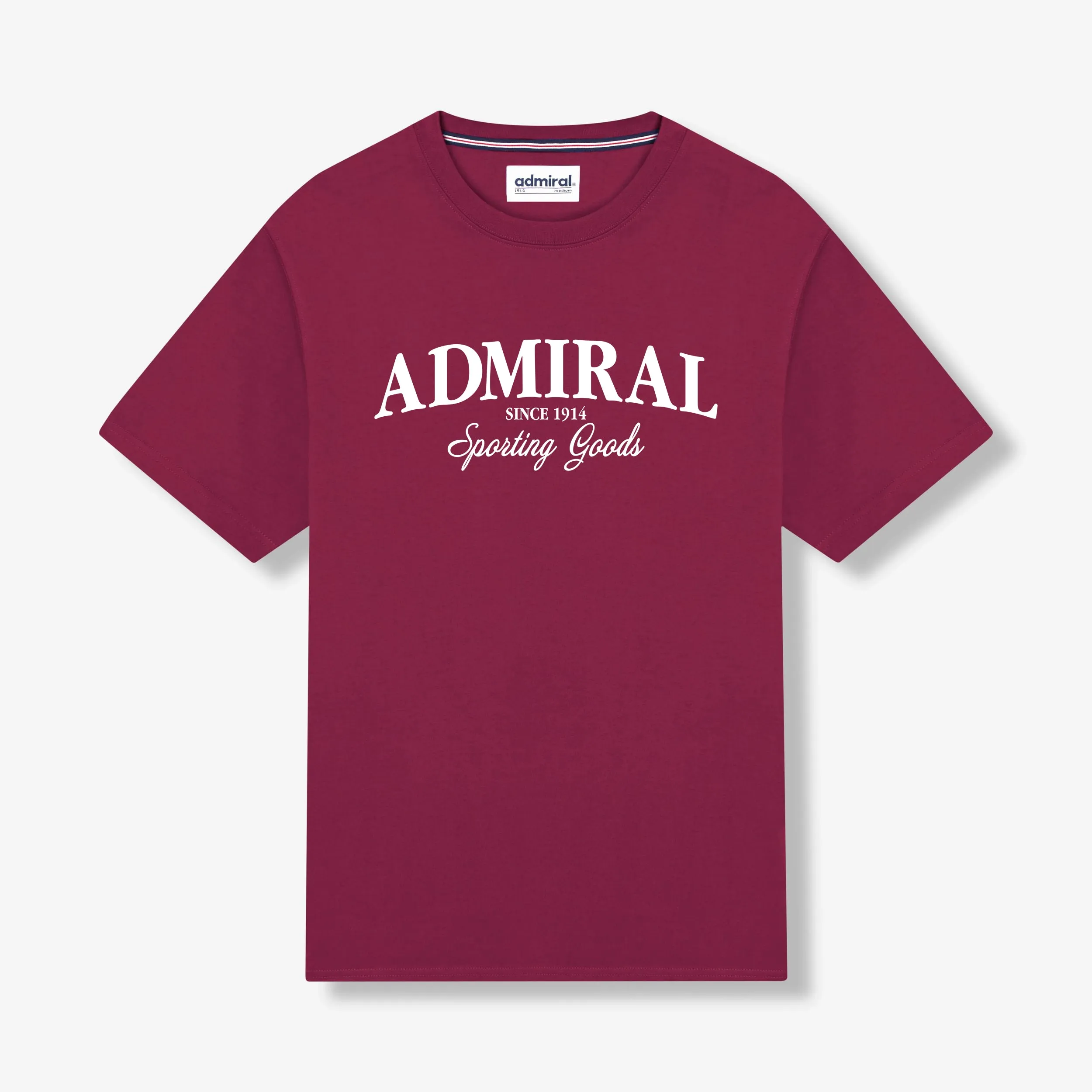 Admiral Sporting Goods T-Shirt - Burgundy sold by Admiral Sports