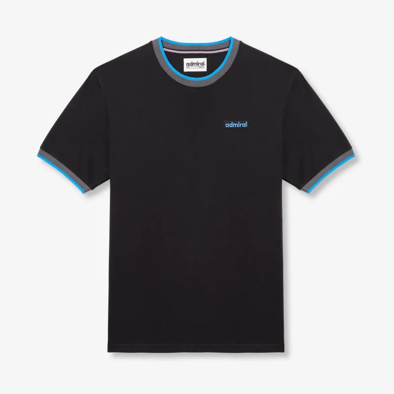 Neal Ringer T-Shirt - Black sold by Admiral Sports