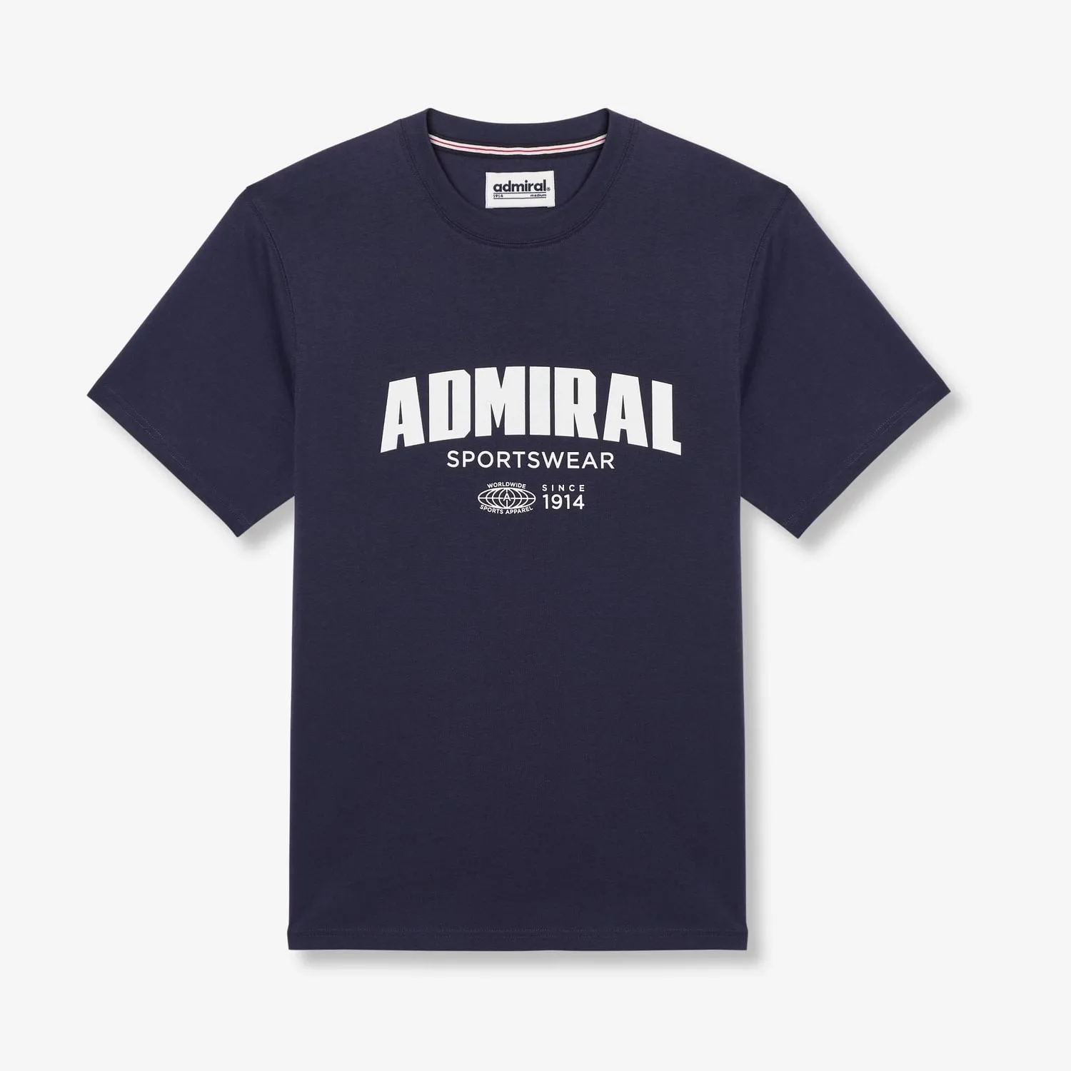 Admiral Globe T-Shirt - Navy sold by Admiral Sports