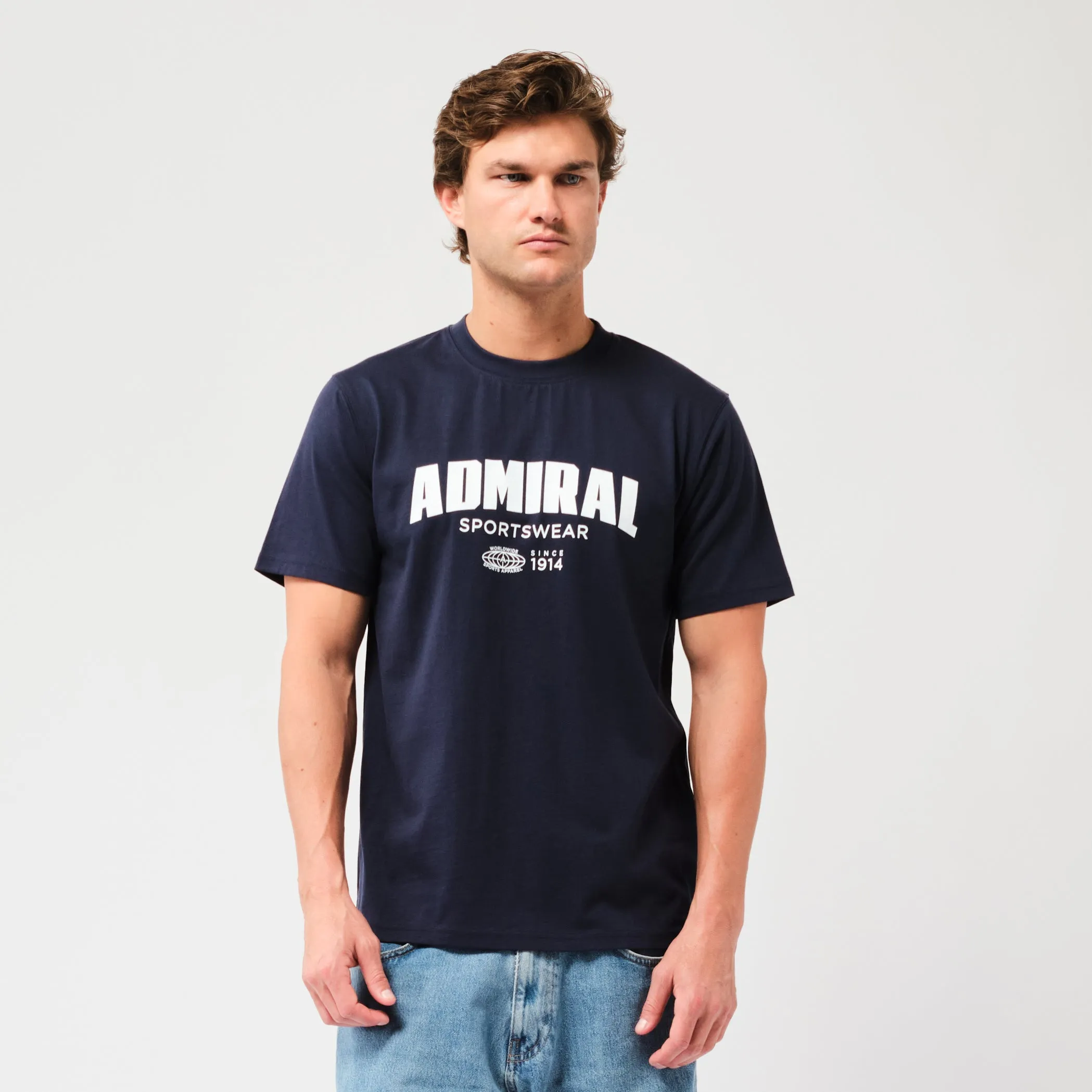 Admiral Globe T-Shirt - Navy sold by Admiral Sports product image thumbnail 2