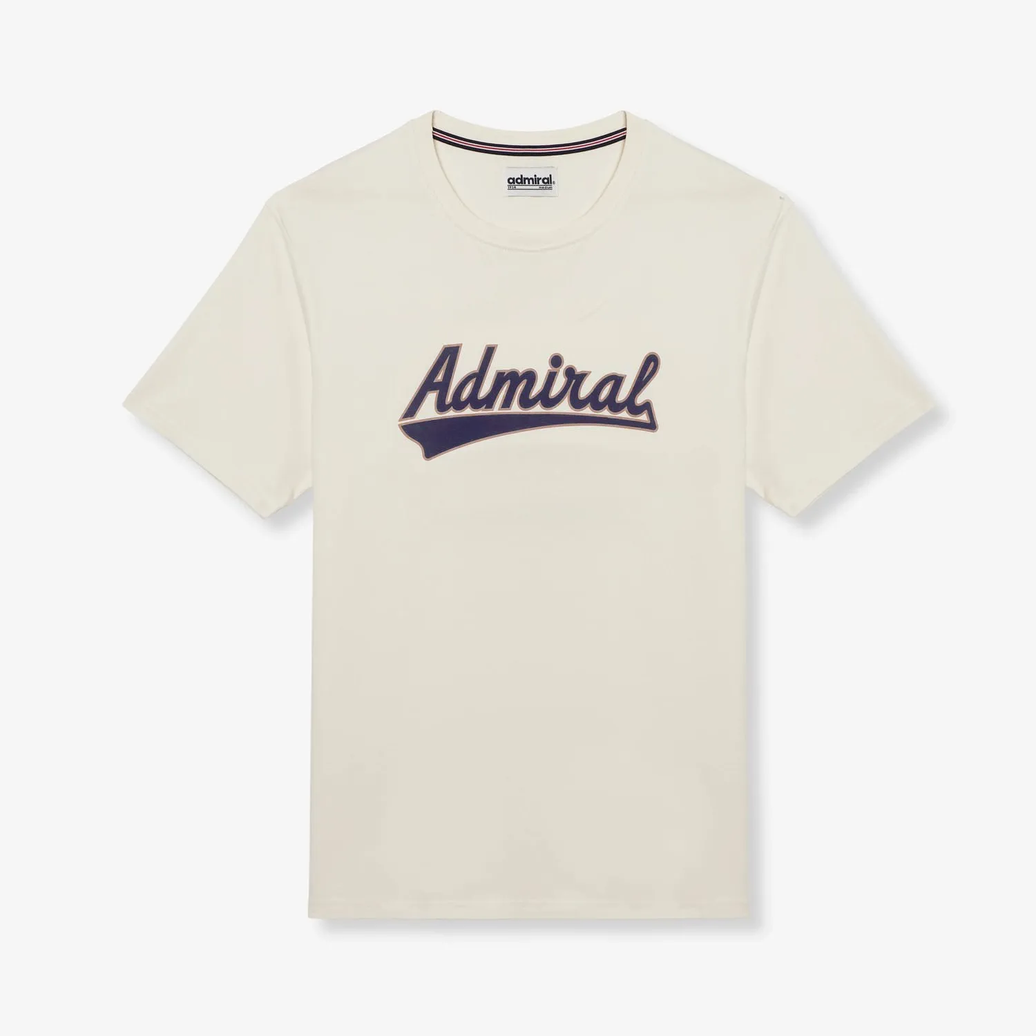 Admiral Script T-Shirt - Off-White sold by Admiral Sports