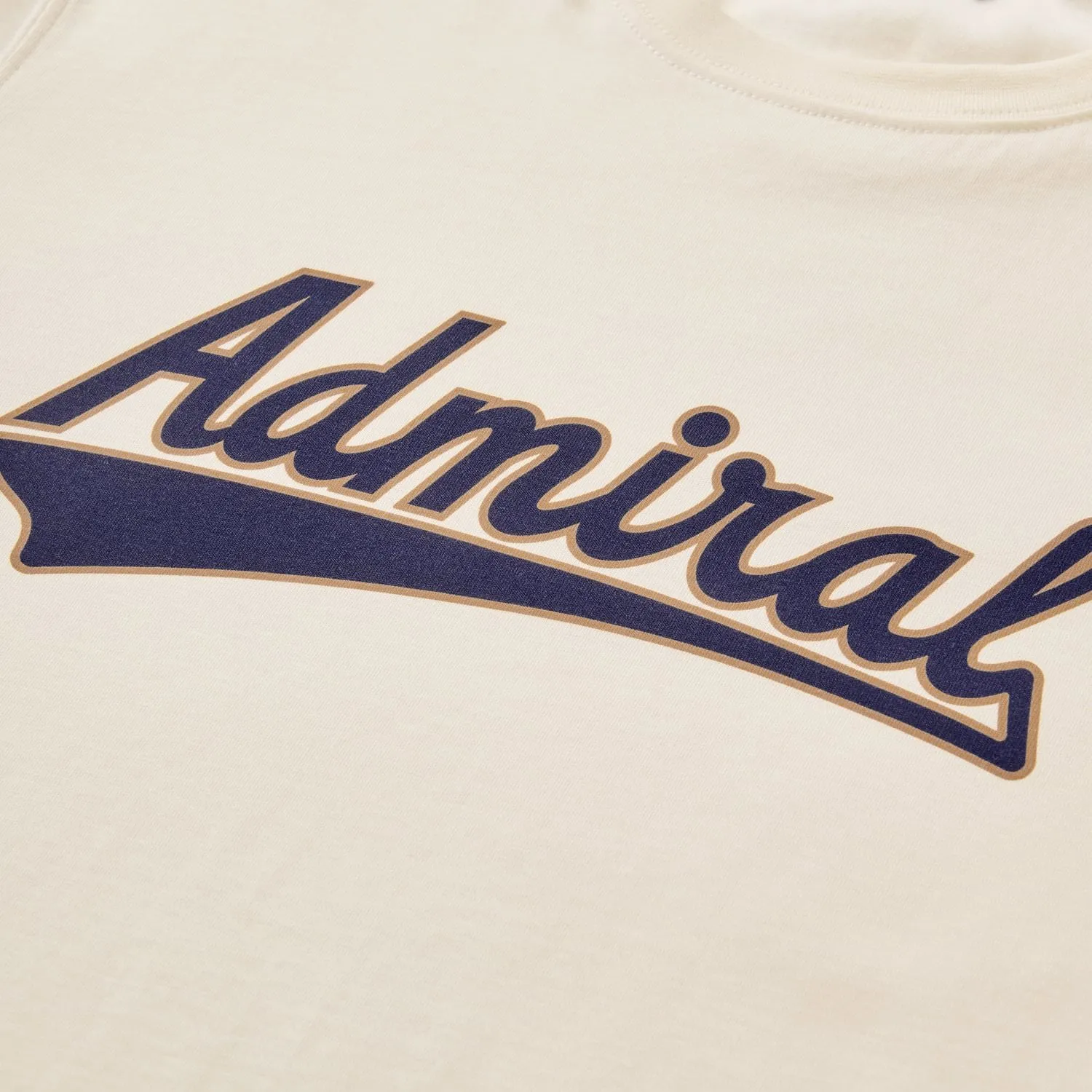 Admiral Script T-Shirt - Off-White sold by Admiral Sports product image thumbnail 3