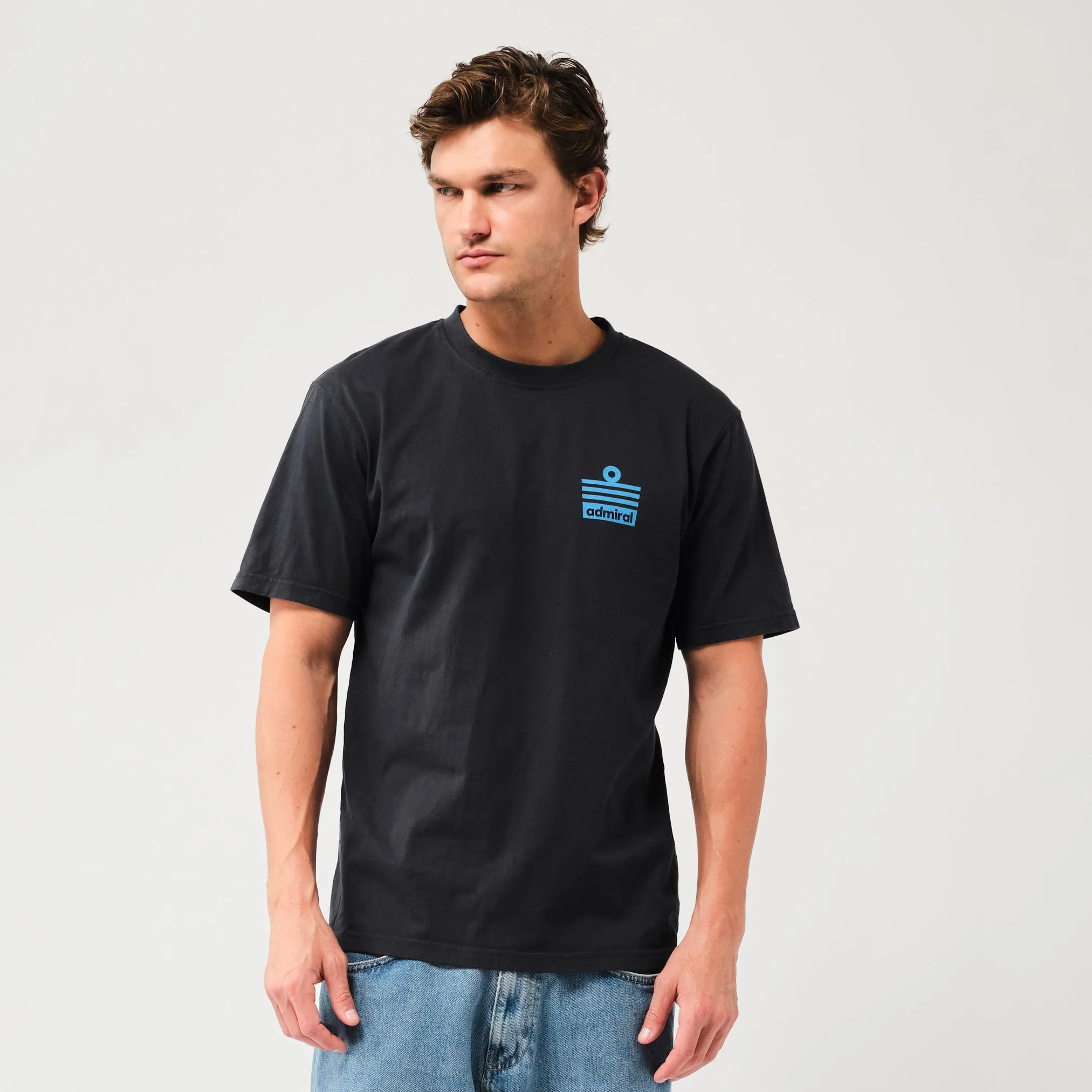 Admiral Ensign T-Shirt - Black/Blue sold by Admiral Sports