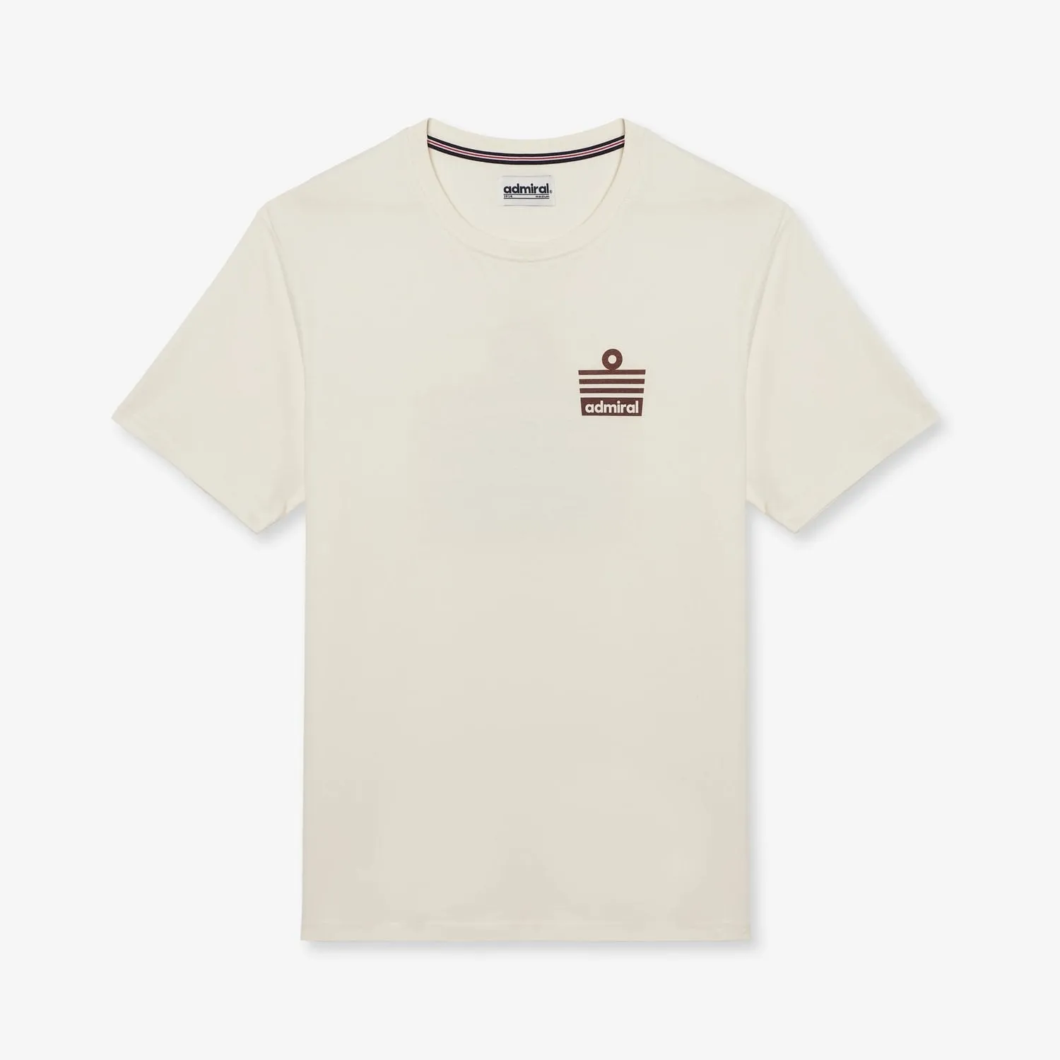 Admiral Ensign T-Shirt - Off-White/Brown sold by Admiral Sports