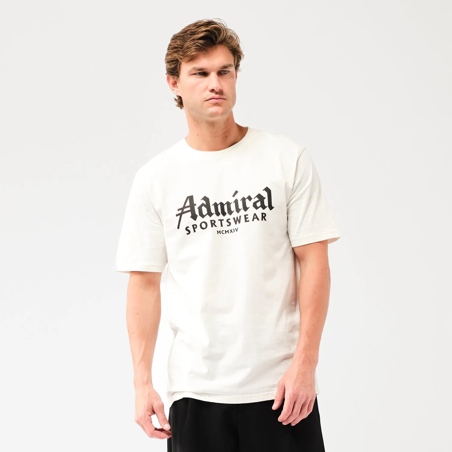 Admiral Legacy Logo T-Shirt - Off-White sold by Admiral Sports product image thumbnail 2