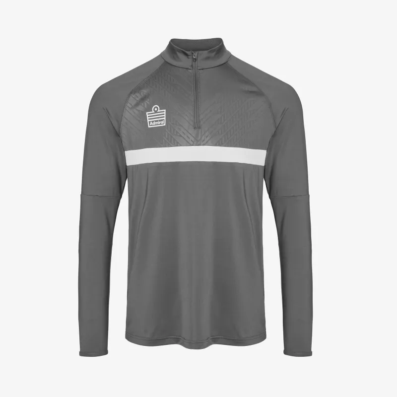 Edge Training 1/4 Zip Adults - Charcoal made by Admiral Sports