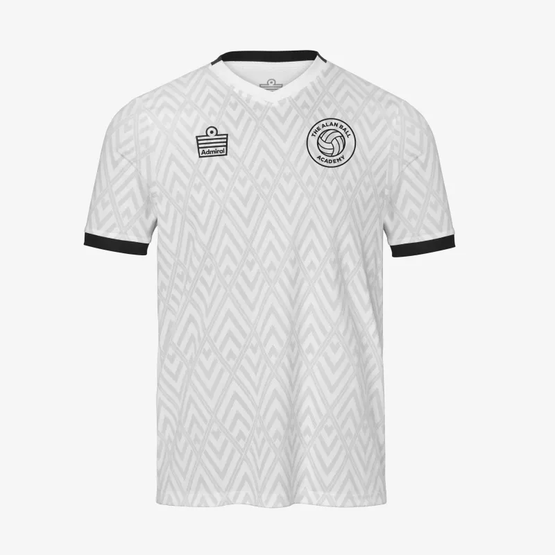 Alan Ball Academy Football Shirt - White made by Admiral Sports
