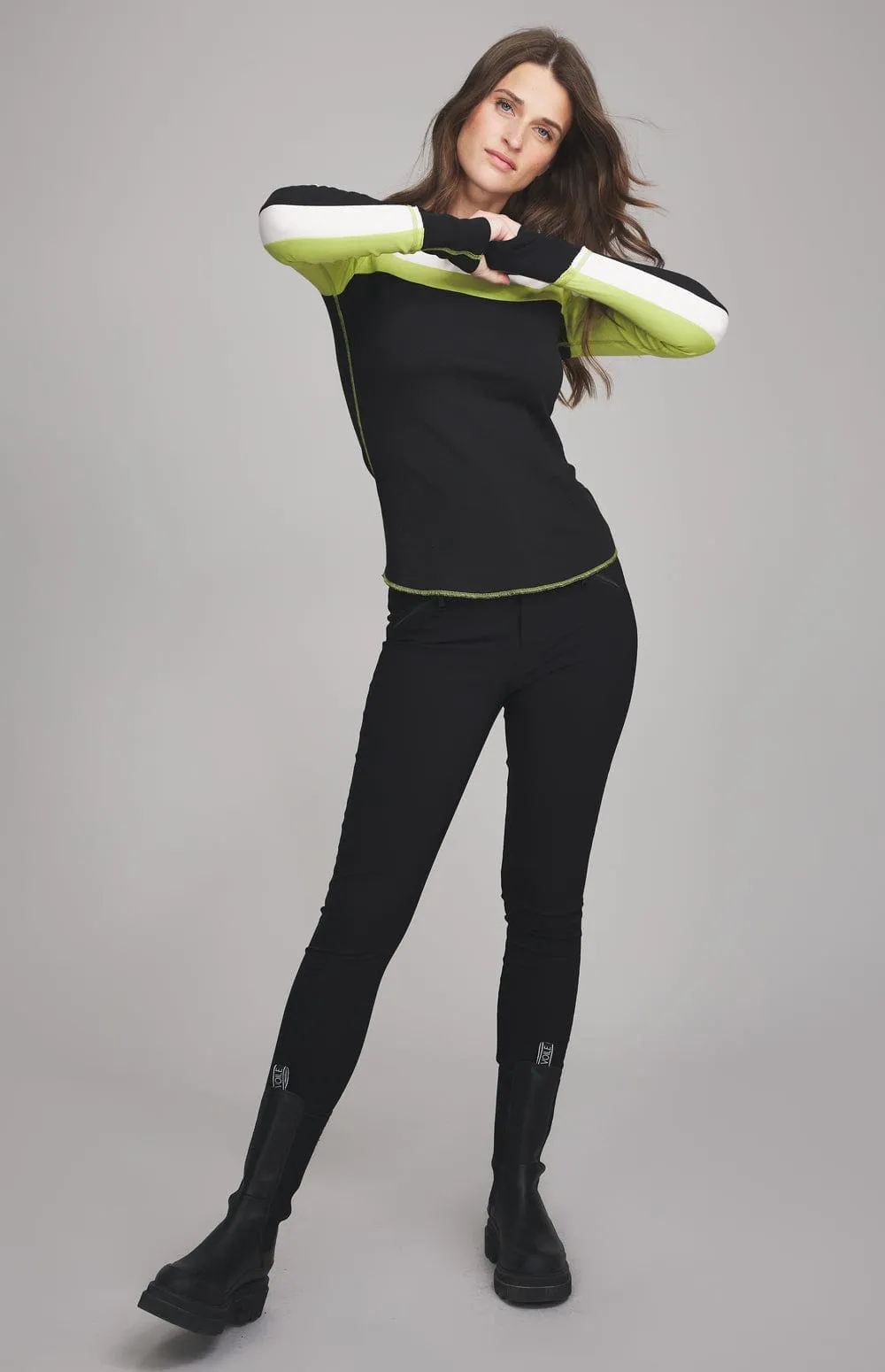 Retro Stripe Crew | Black sold by Alp N Rock product image thumbnail 4