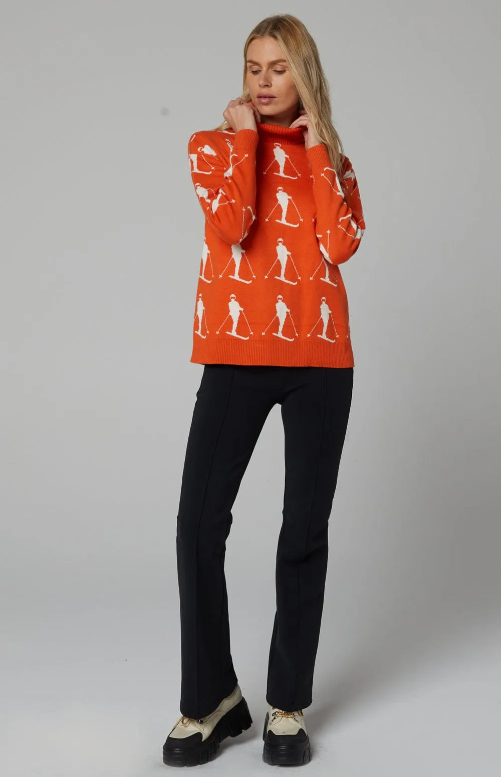 Dani Vintage Sweater | Tangerine - Preloved sold by Alp N Rock product image thumbnail 2