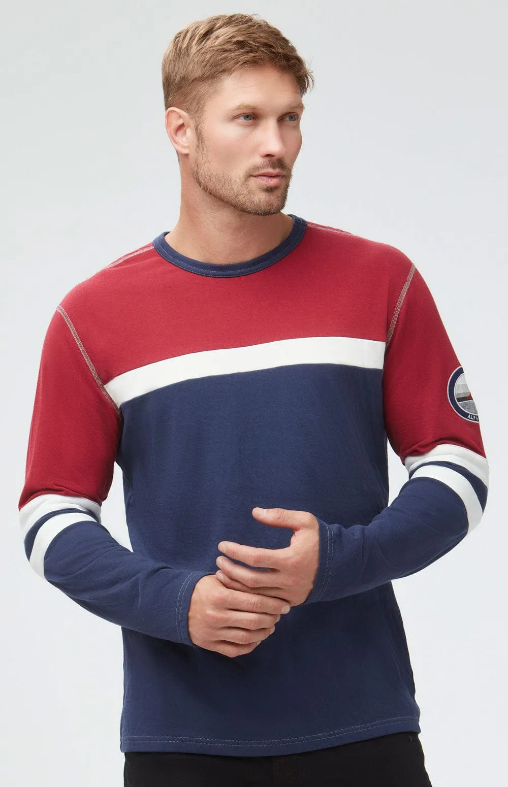 Downhill Ski Men's Crew | Navy sold by Alp N Rock product image thumbnail 2