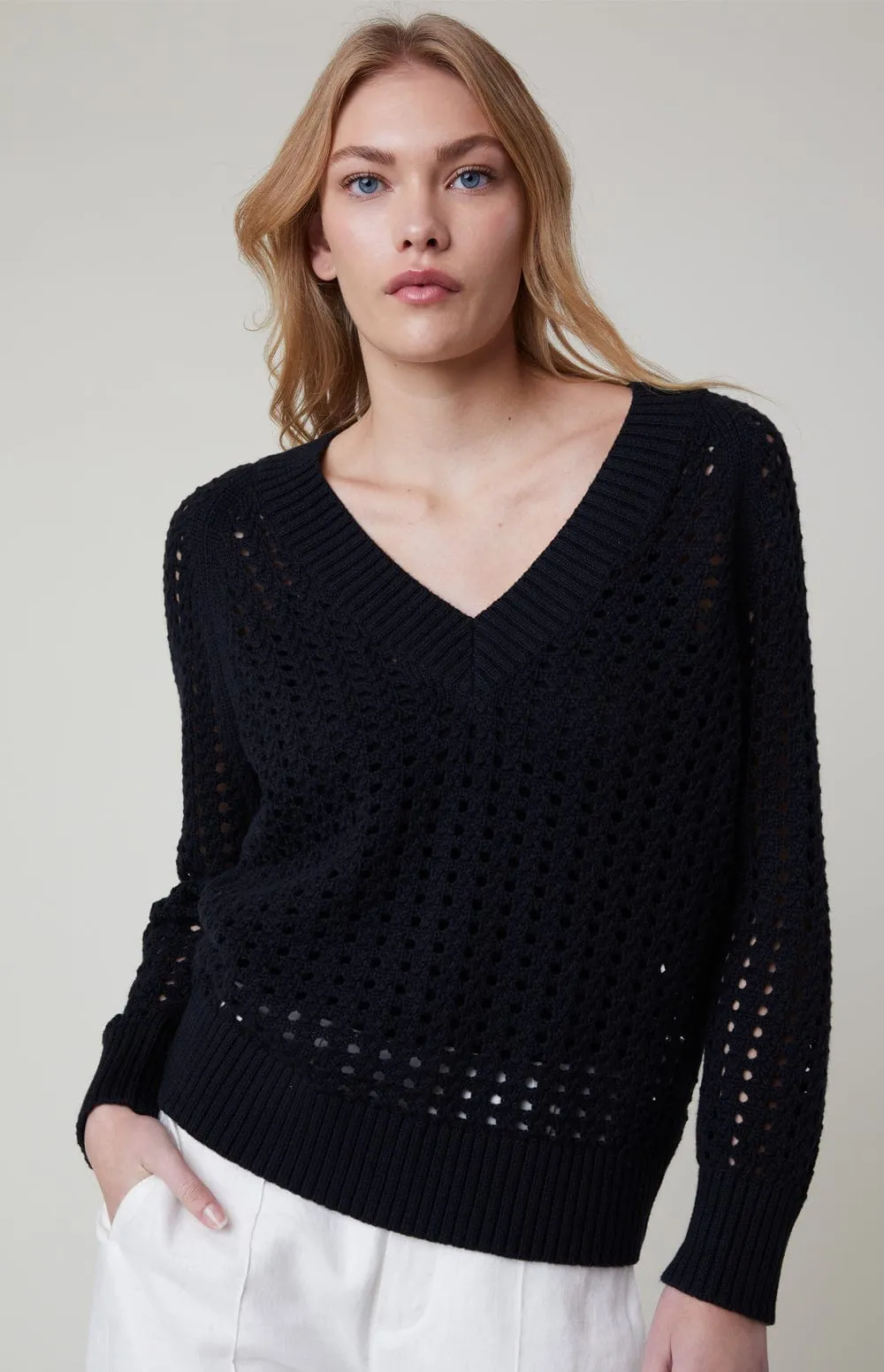 Kinna Cable Knit Sweater | Black sold by Alp N Rock product image thumbnail 4