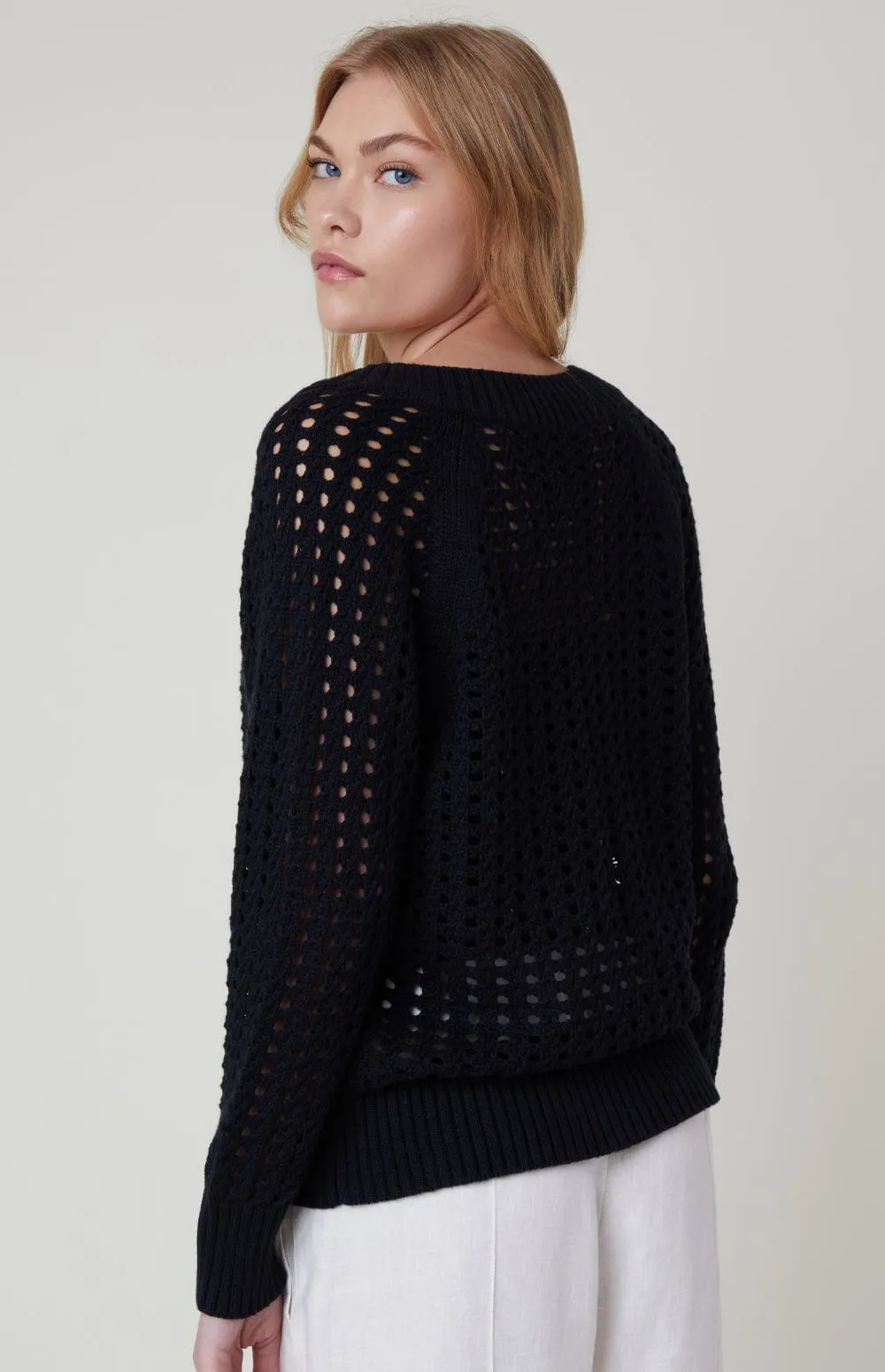 Kinna Cable Knit Sweater | Black sold by Alp N Rock product image thumbnail 5