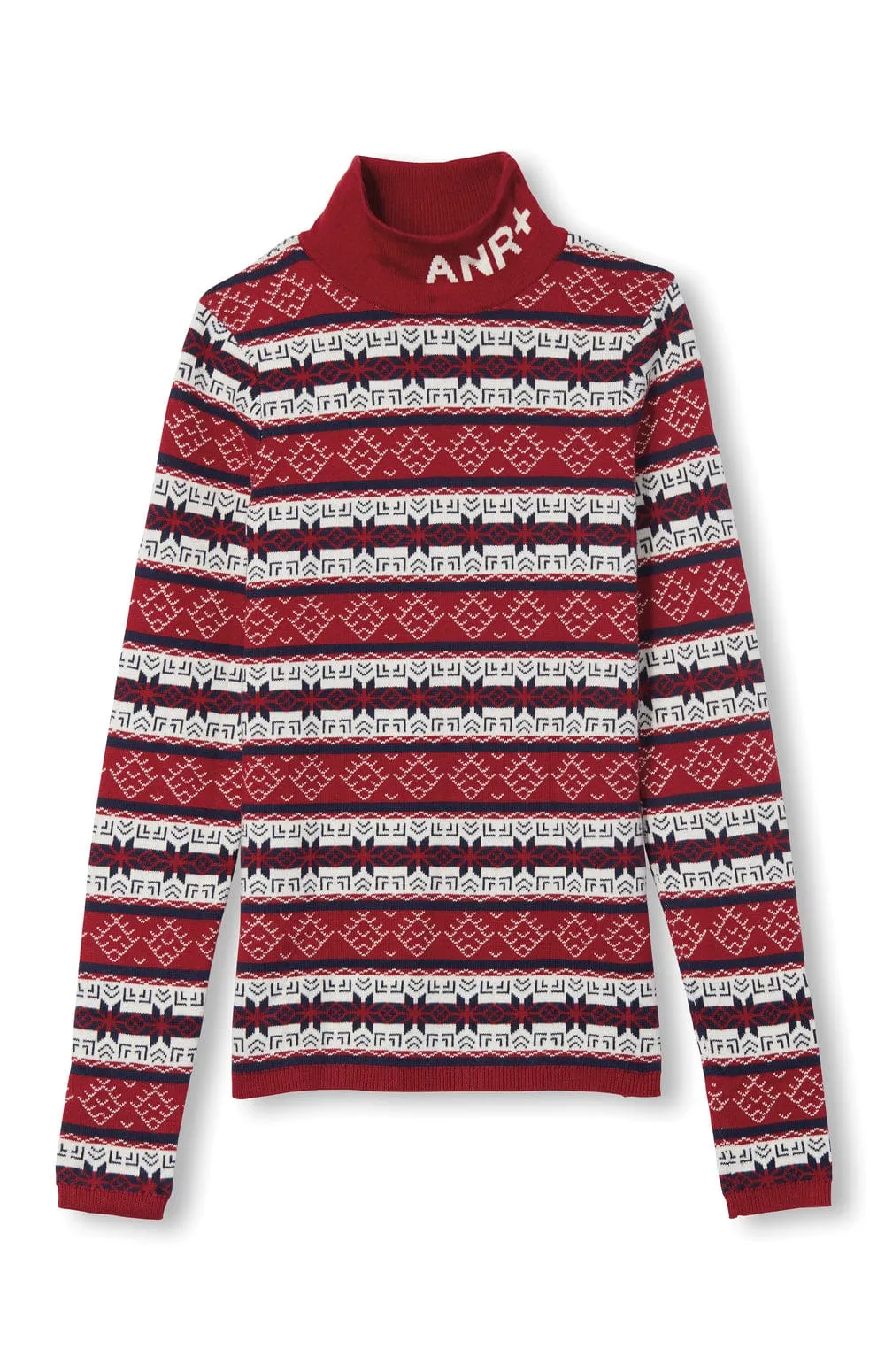Alvina Mock Neck Sweater | Deep Red sold by Alp N Rock product image thumbnail 5