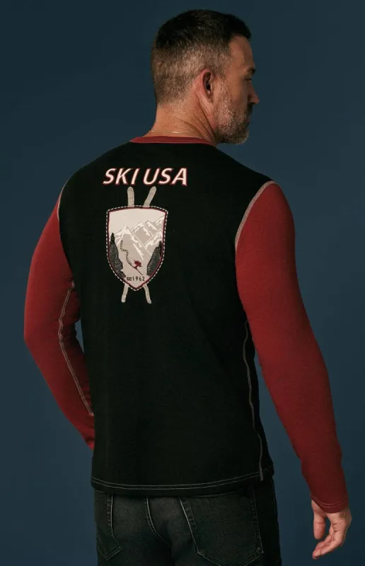 Usa Ski 1962 Crew | Brick Red sold by Alp N Rock
