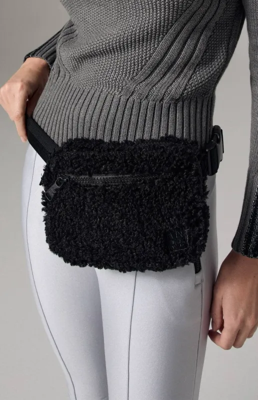 City Shearling Belt Bag | Black sold by Alp N Rock