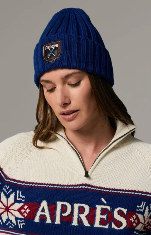 Peroni X Alp N Rock Beanie | Peroni Dark Blue made by Alp N Rock